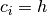 c_i = h