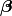 \bm{\beta}