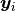 \bm{y}_i