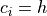 c_i = h