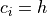 c_i = h
