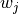 w_j